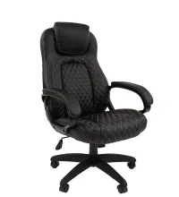 Кресло СHAIRMAN 432 (черная экокожа)