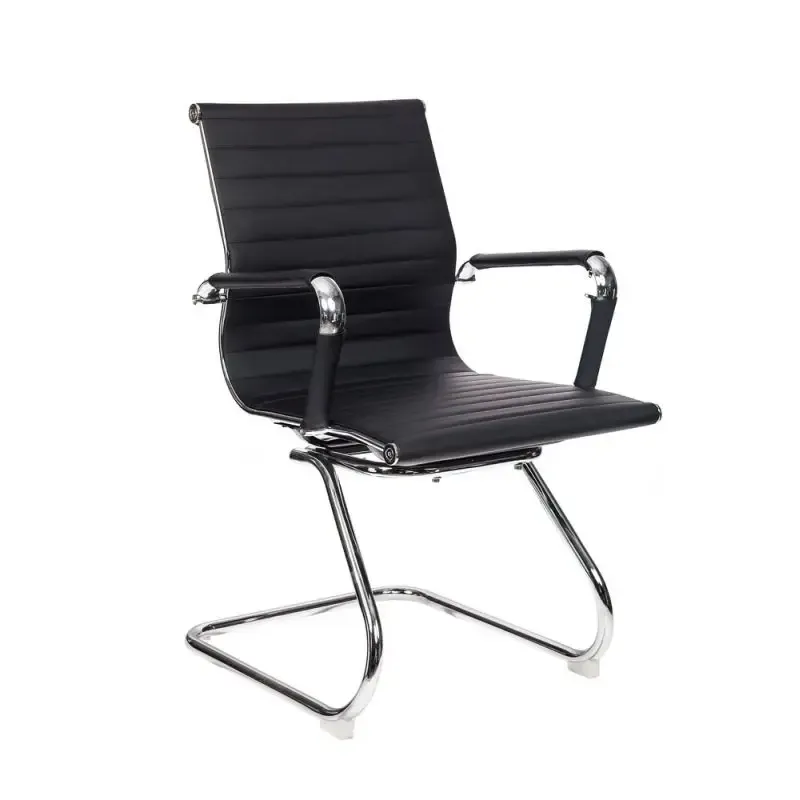Кресло Бюрократ CH-883-LOW-V/BLACK низкая спинка черный искусственная кожа главное фото