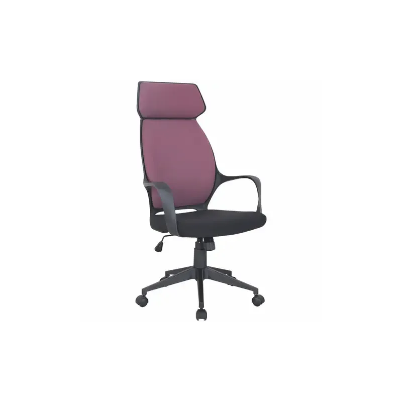 Кресло руководителя PREMIUM Galaxy EX-519, ткань, черное/терракотовое главное фото